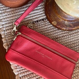 Adrienne Vittadini Vibrant Red Wristlet